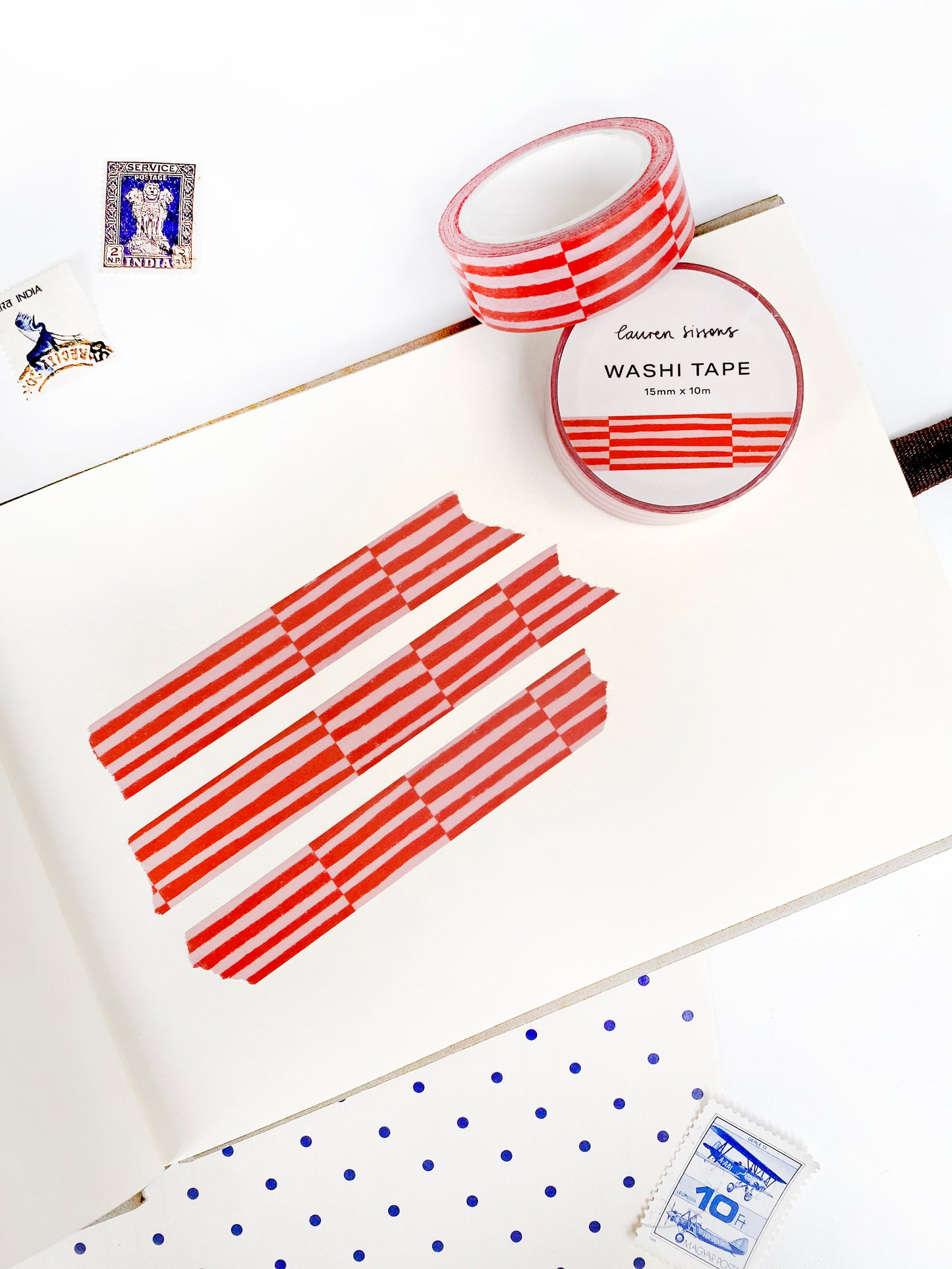 Bold Stripe Pattern Washi Tape