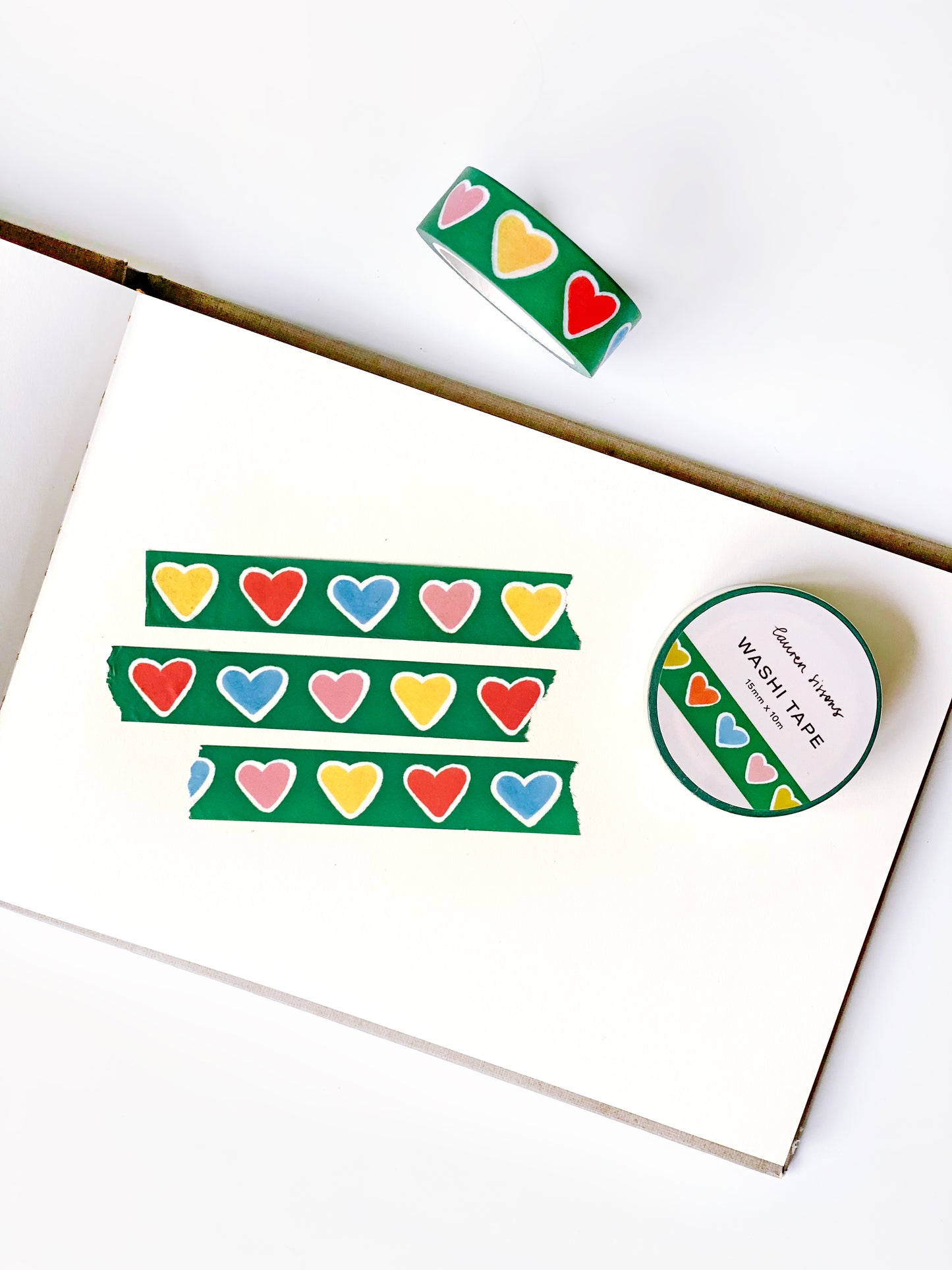 Heart Pattern Washi Tape