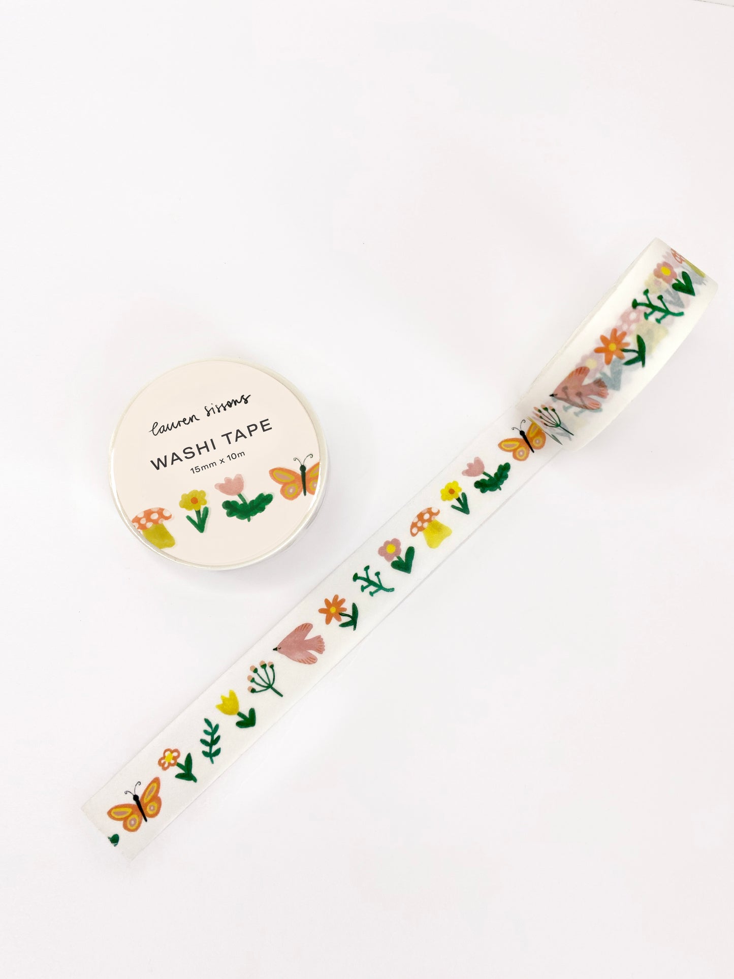 Floral Spring Pattern Washi Tape