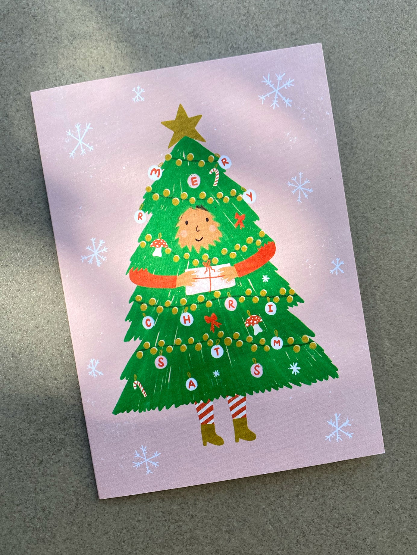 Christmas Tree Helper Card