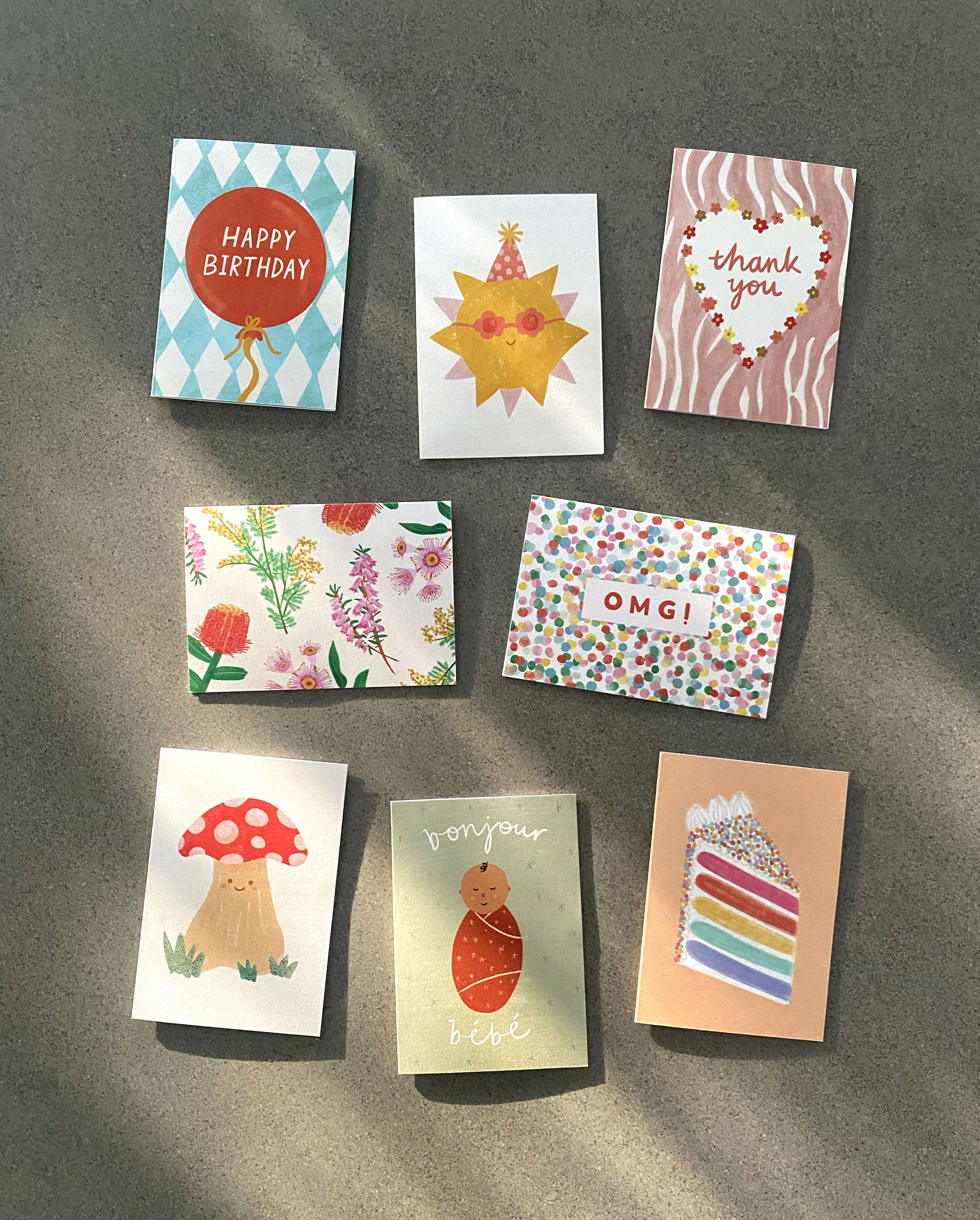 Mini Greeting Cards – Lauren Sissons Studio