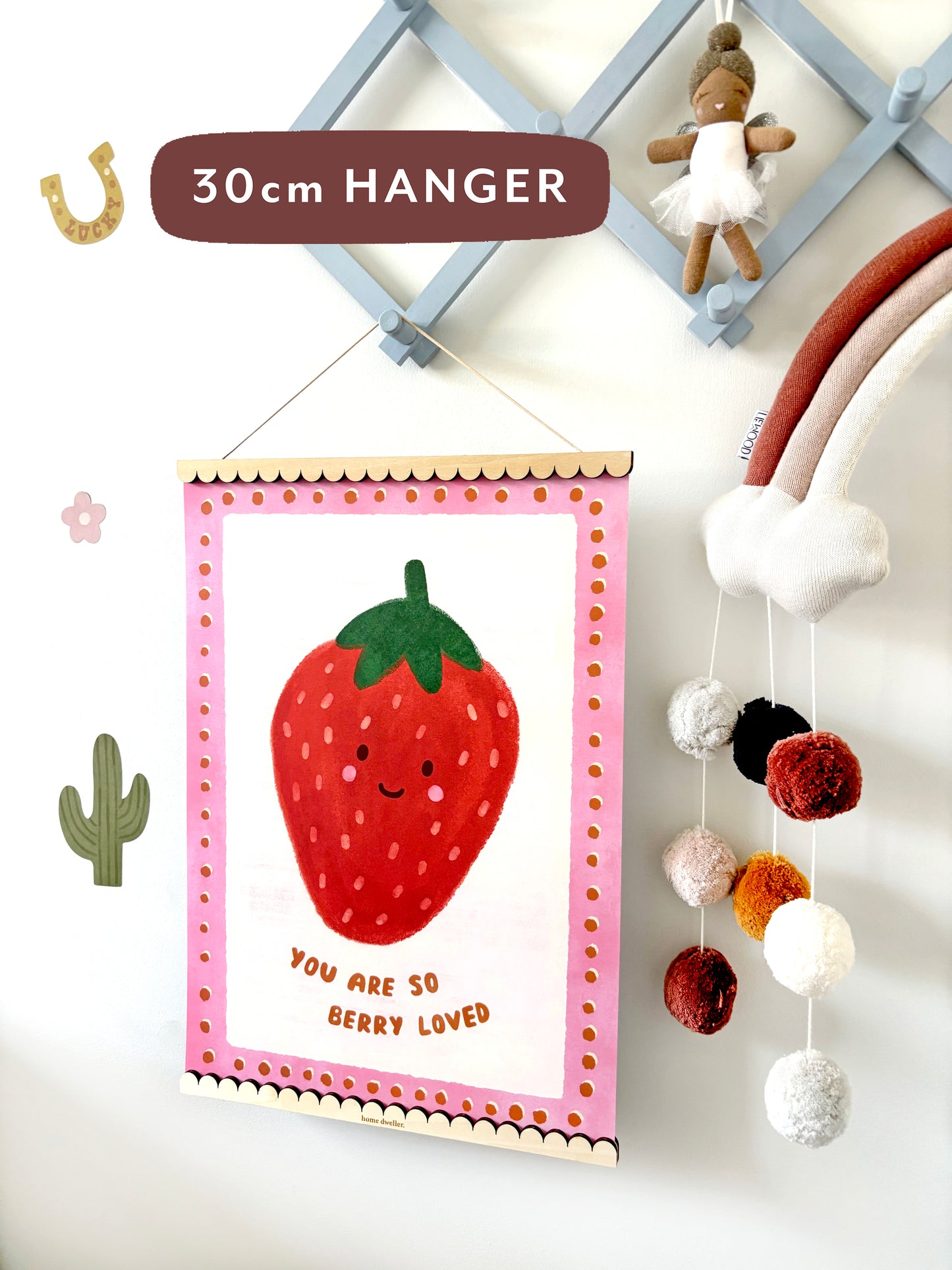 Magnetic Print Hanger - Scallop