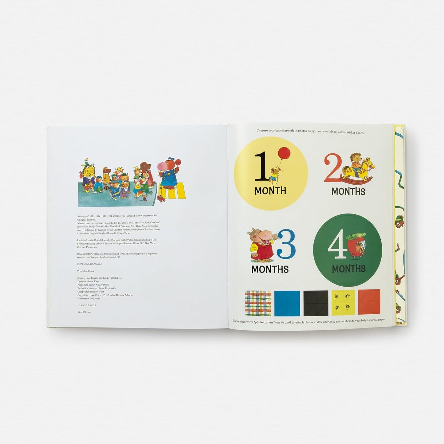 Busy, Busy Baby: A Record of Your Baby's First Year
