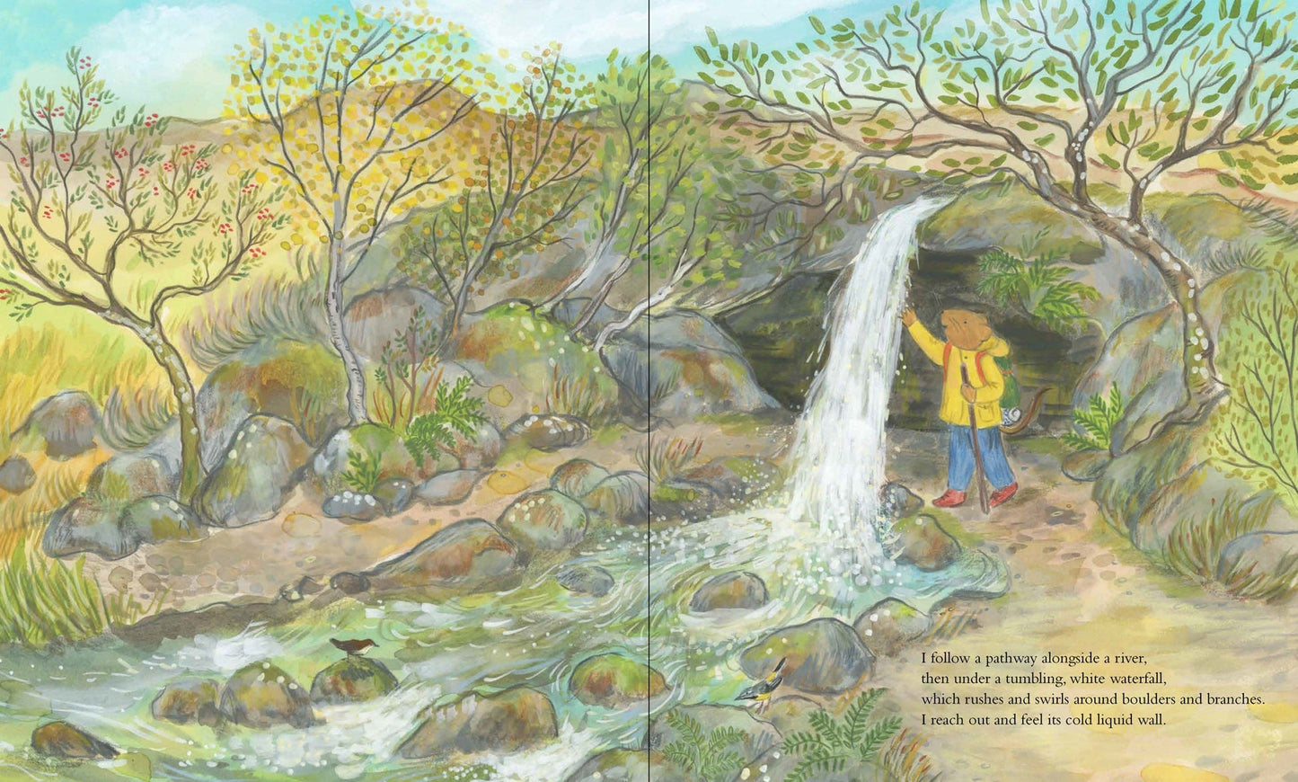 Mouse Goes to the Mountains: A Hike Through Nature - HARDBACK