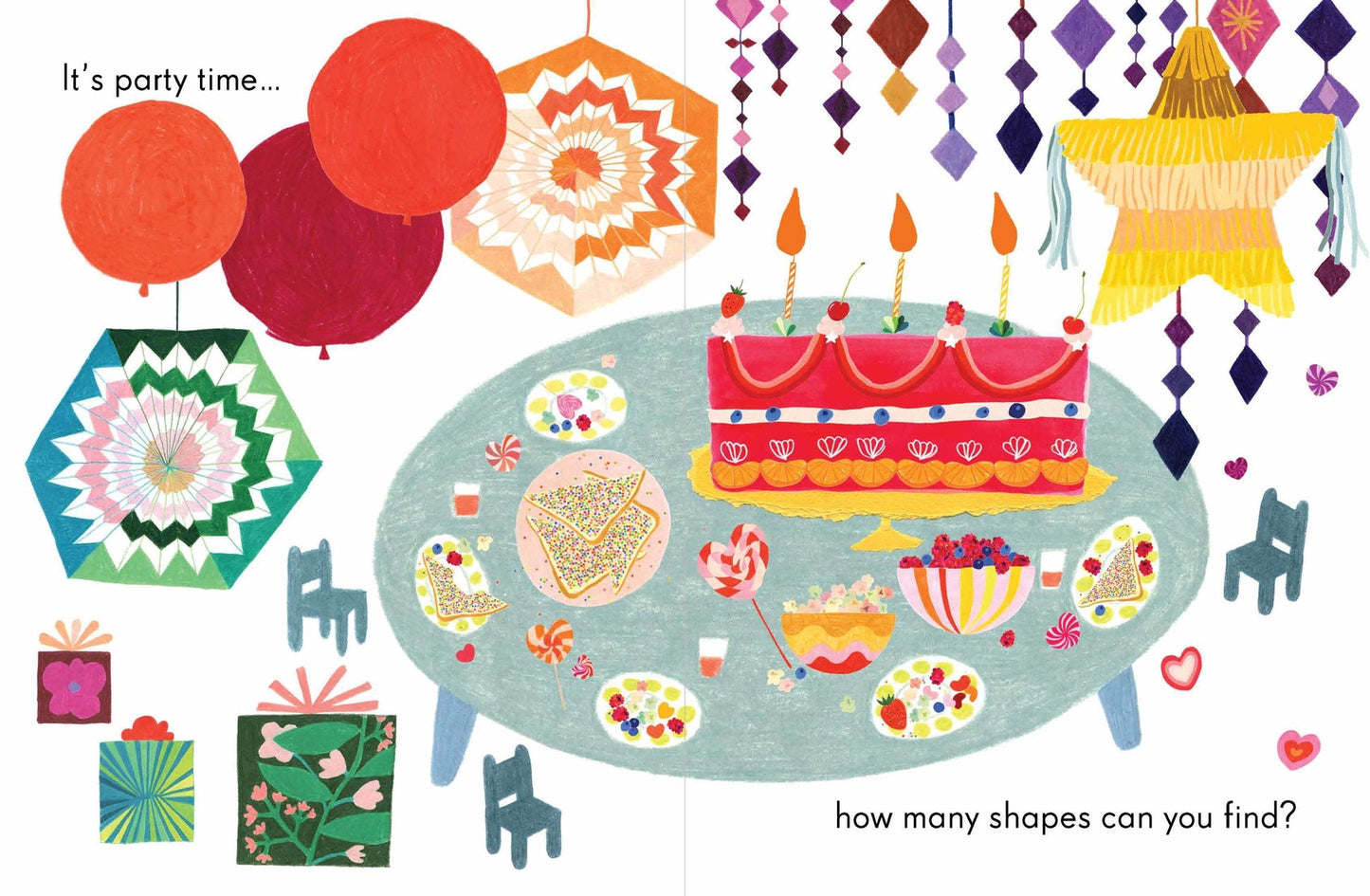 Shapes at the Party: A Book of Shapes