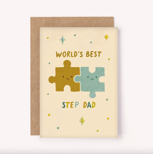 World's Best Step Dad Card