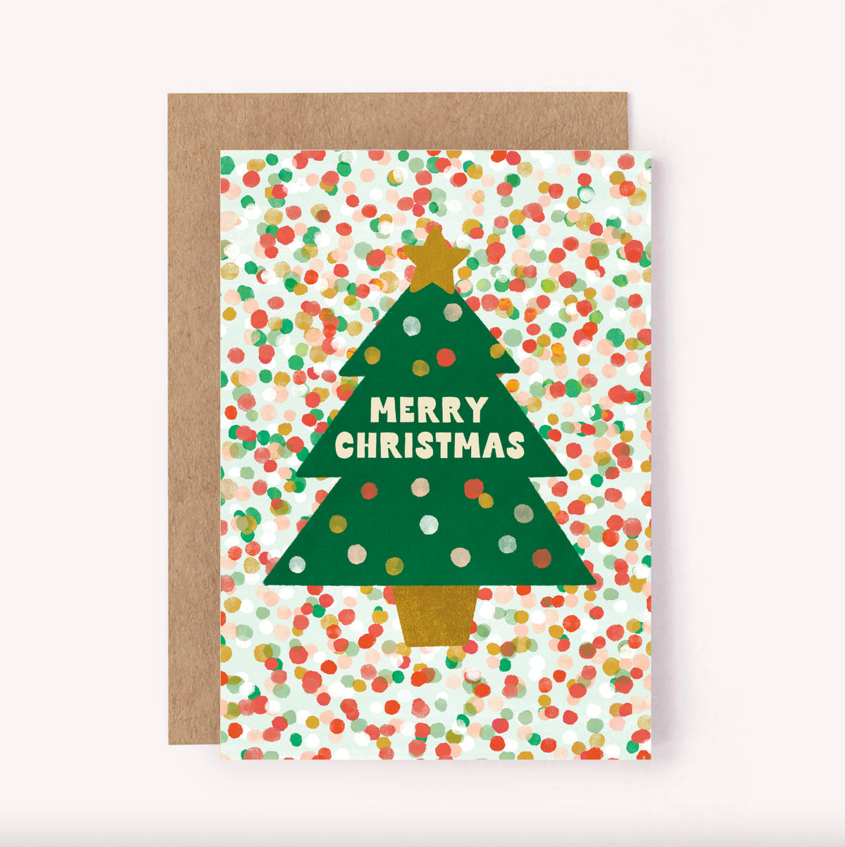 Christmas Tree Confetti Card 