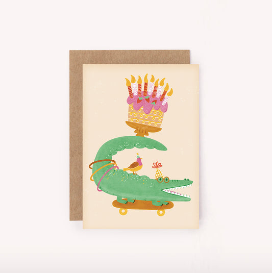 Crocodile Mini Card