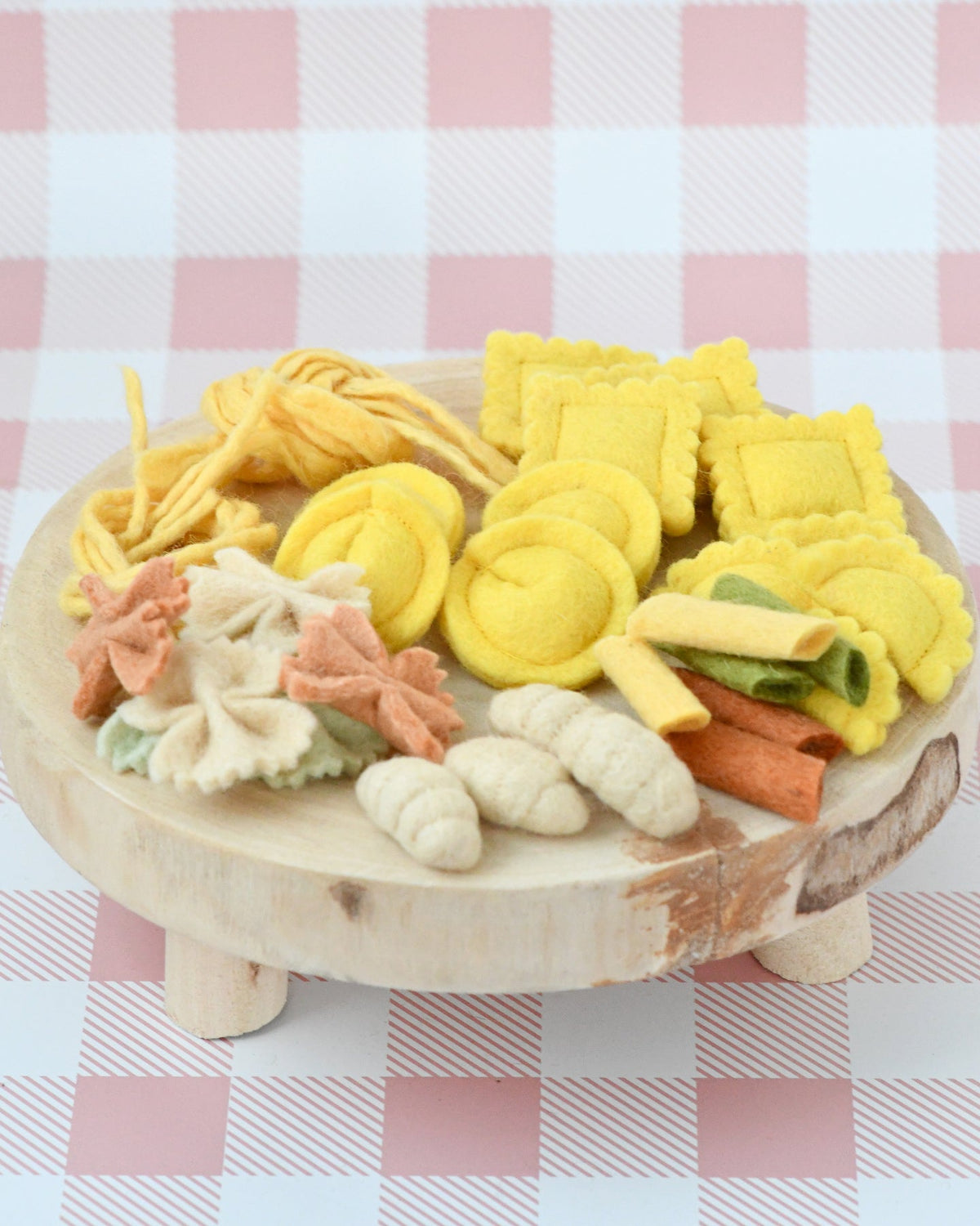 Felt Pasta Play Food Set - Tara Treasures