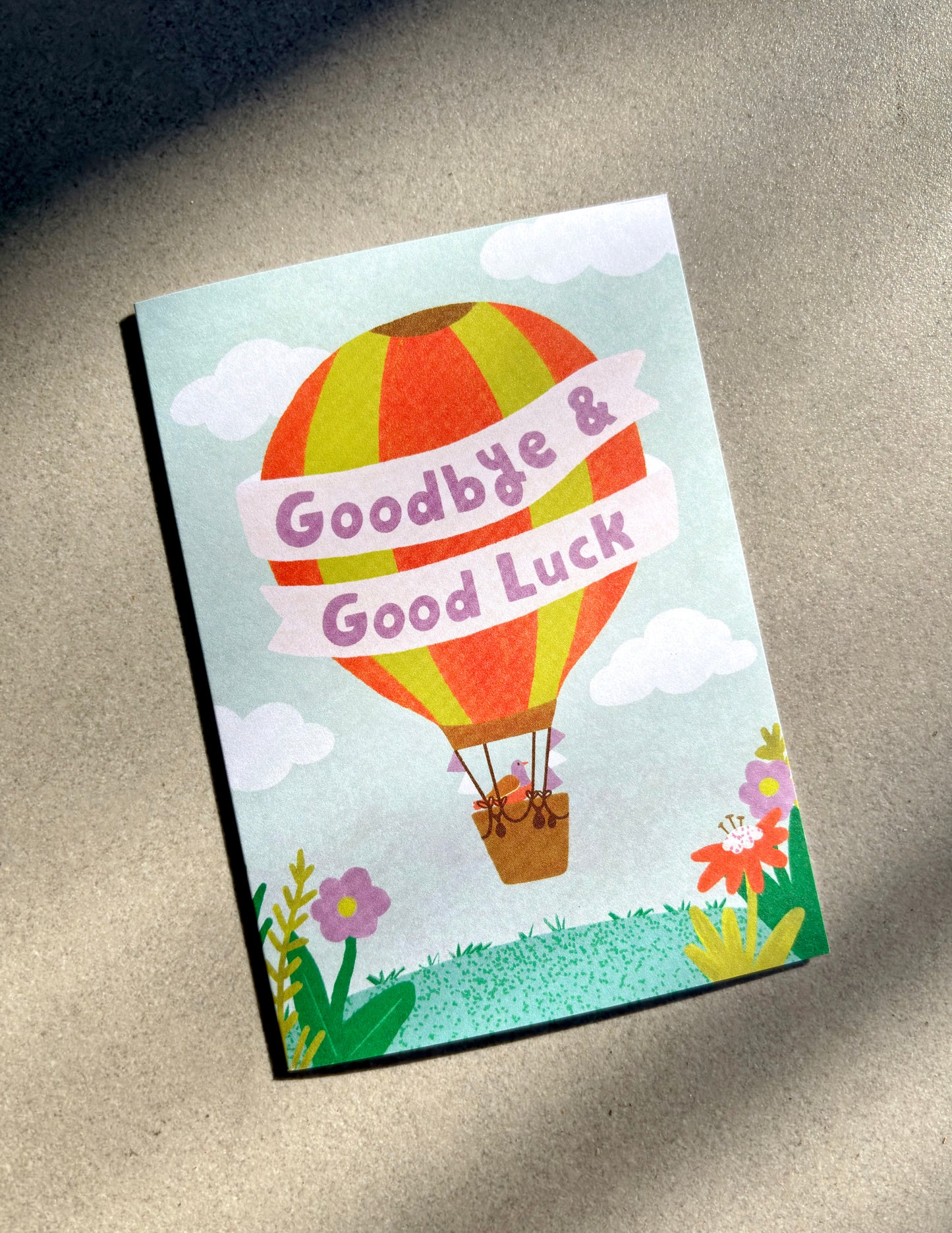 Goodbye & Good Luck Card