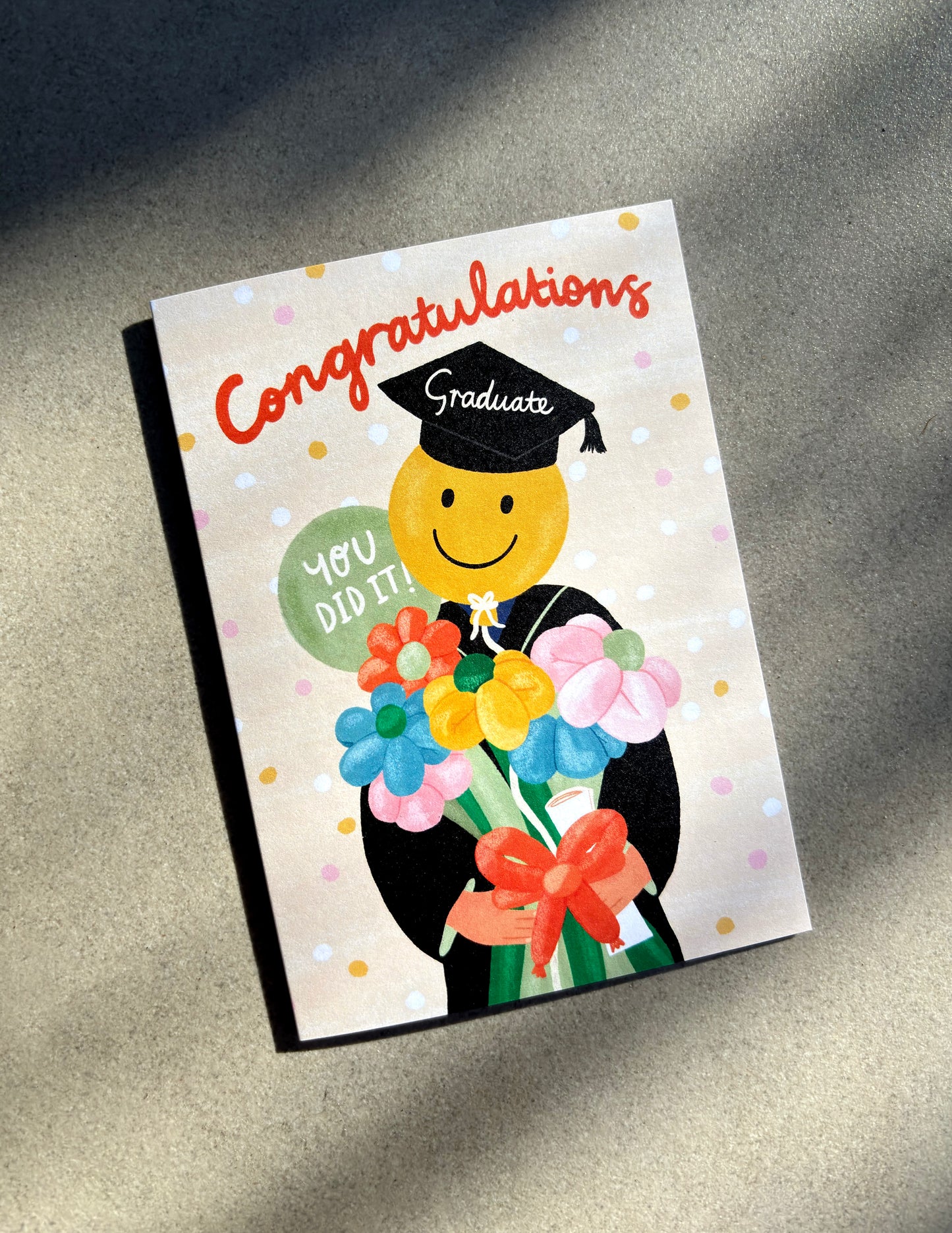 Graduation Balloons Card