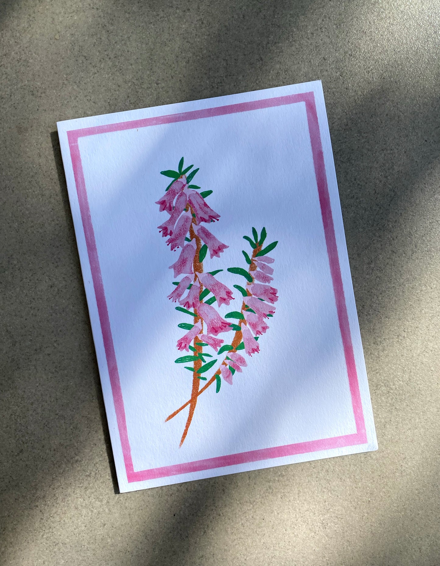 Heath - Australian Wildflower Card