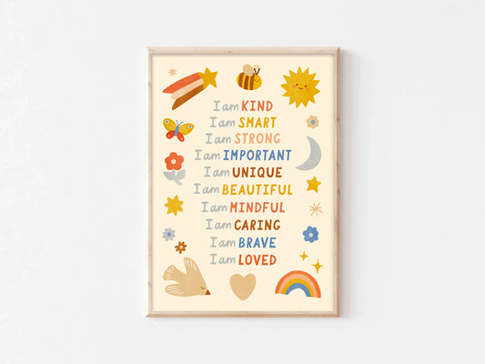 Illustrated Affirmation Print