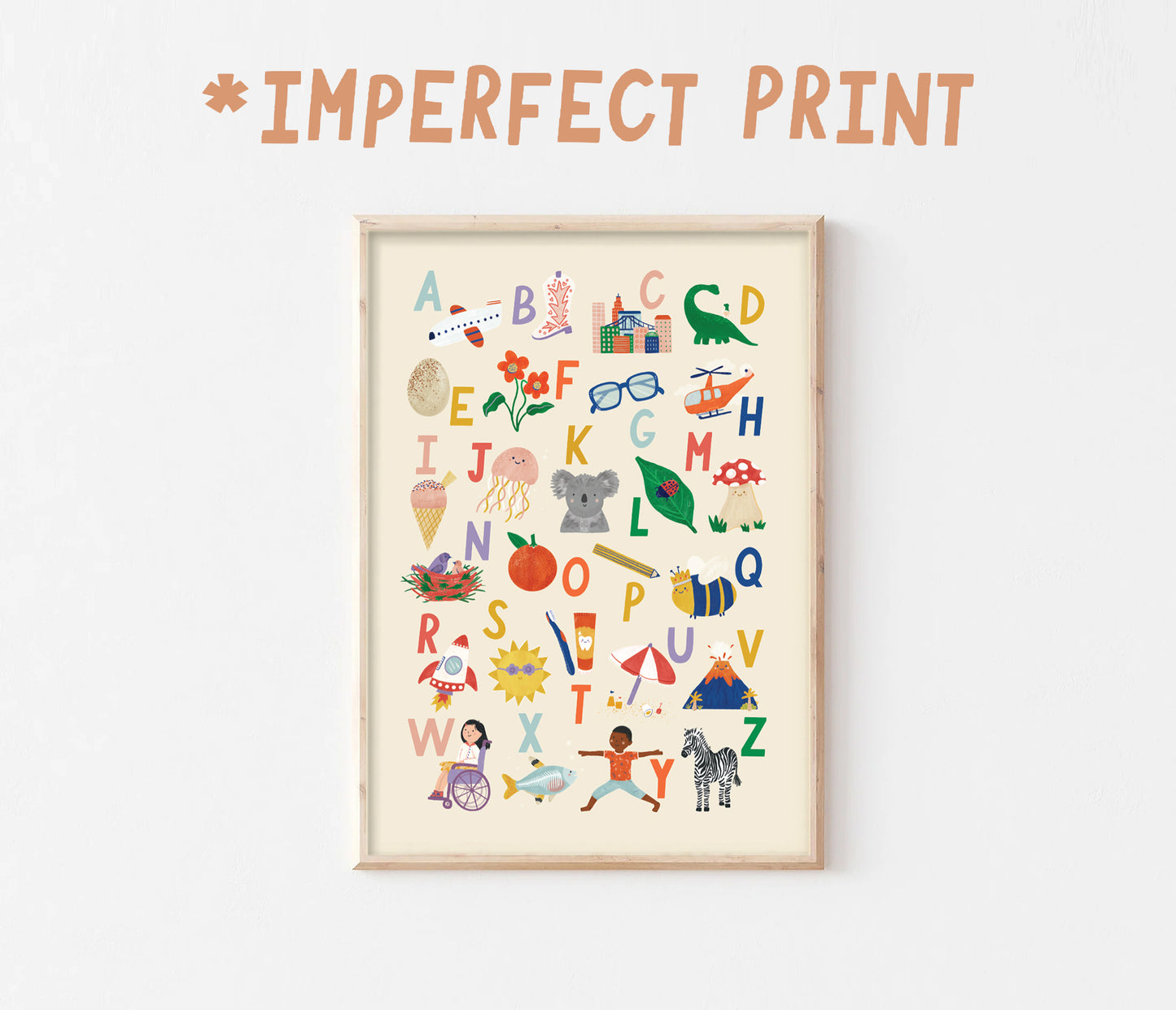 SECONDS - A-Z Alphabet  Print A2
