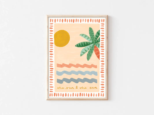 Sun and Sea Print