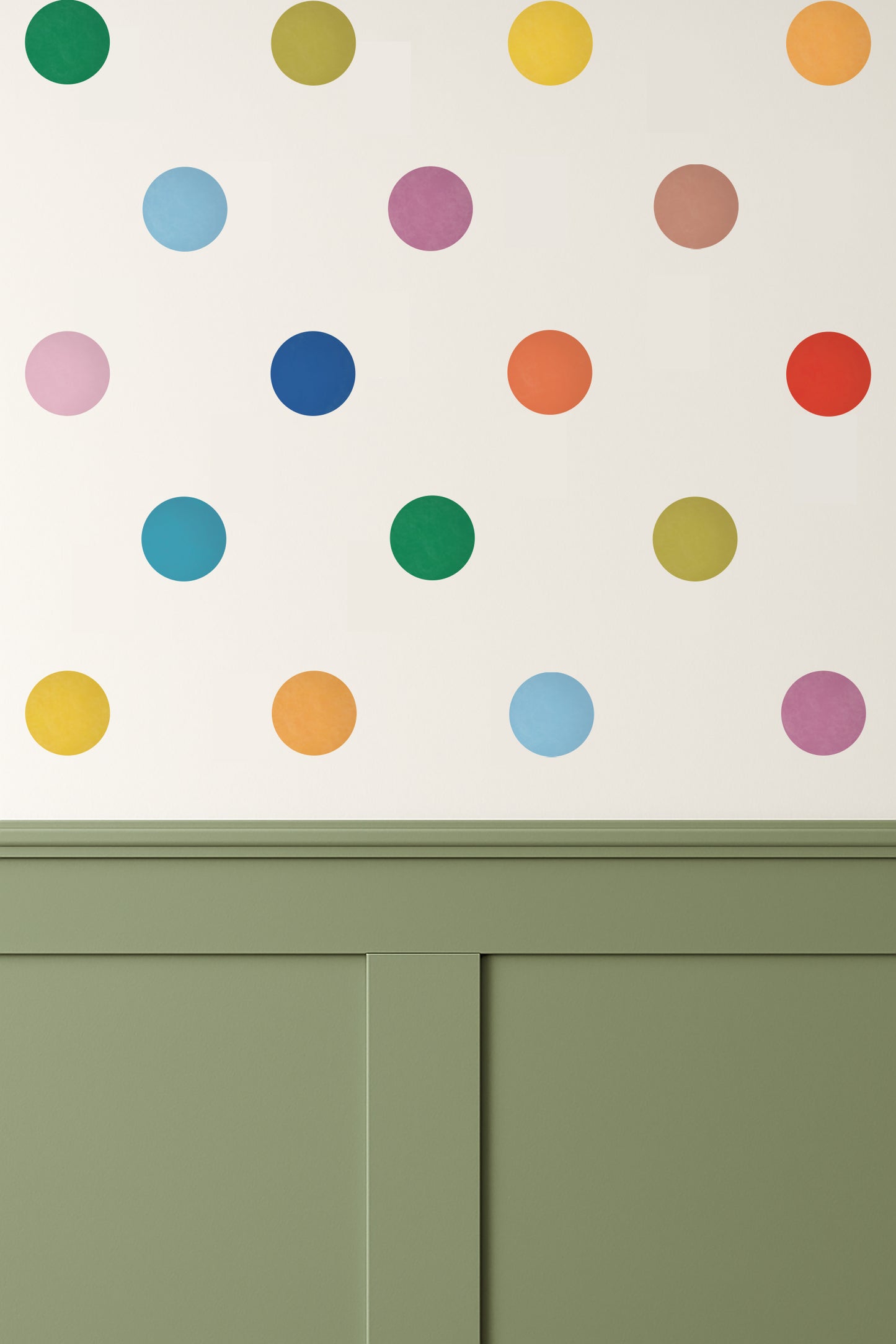 Dot Fabric Wall Stickers