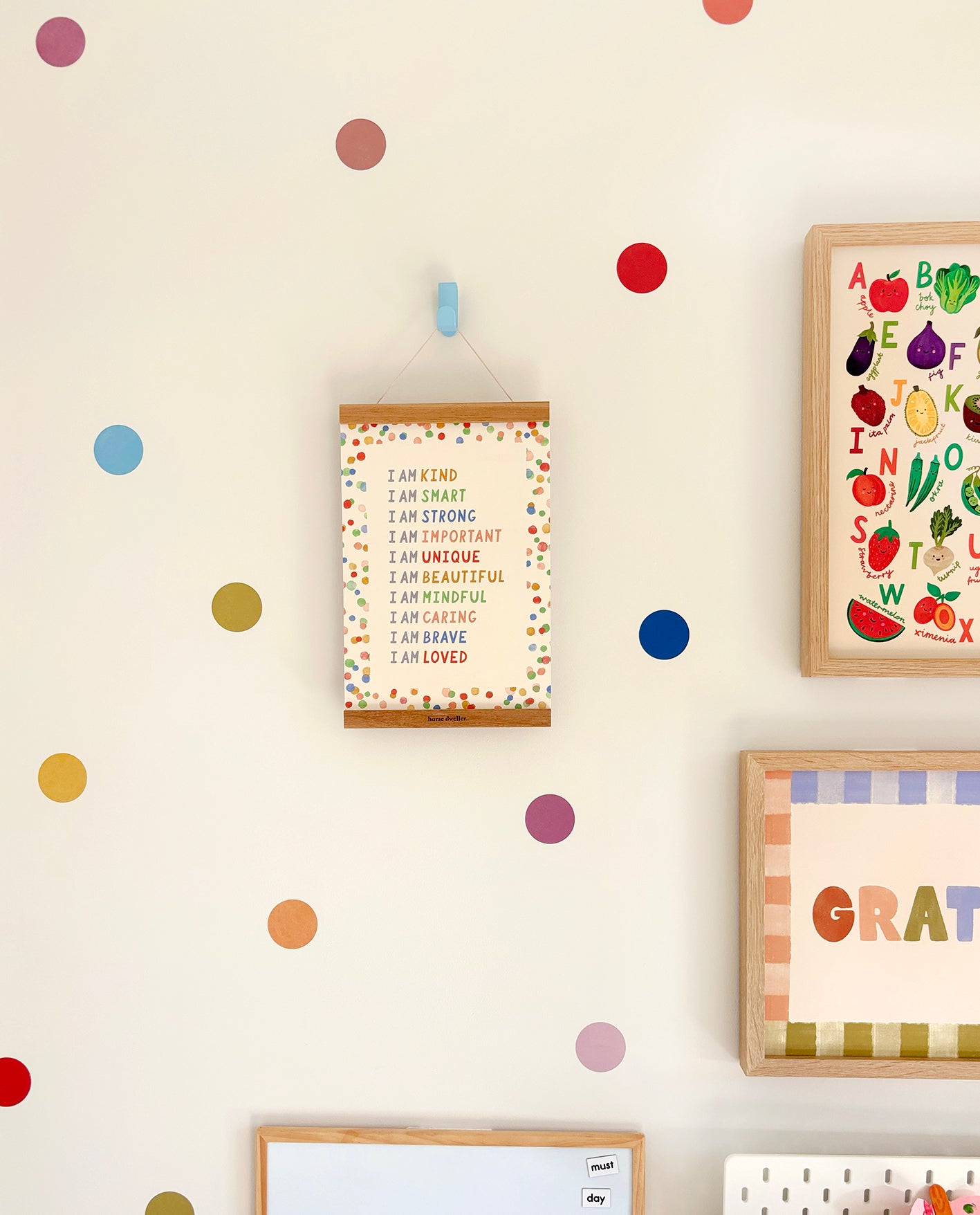 Dot Fabric Wall Stickers