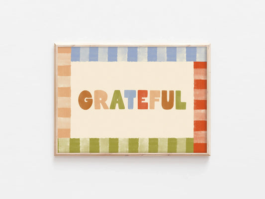 Grateful Print