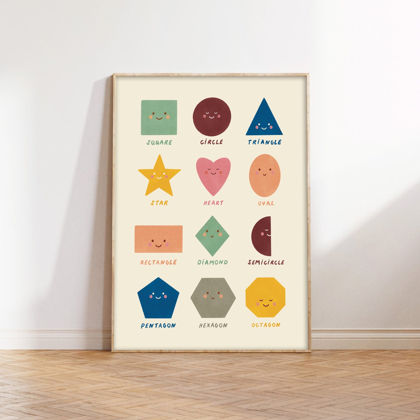 Shapes Educational Print