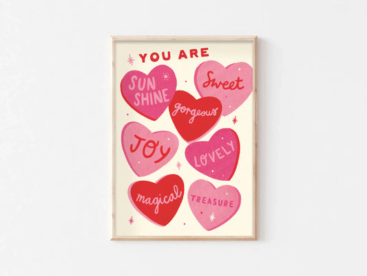 Sweet Hearts Print