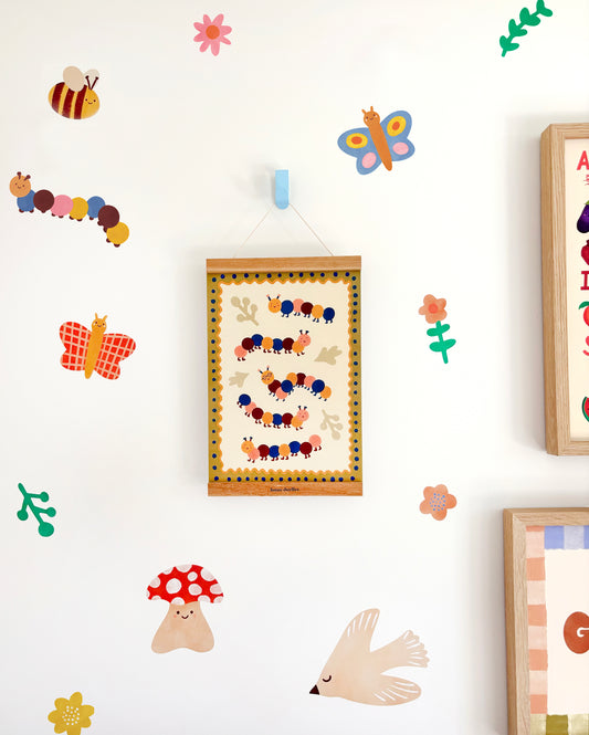 Woodland Fabric Wall Stickers