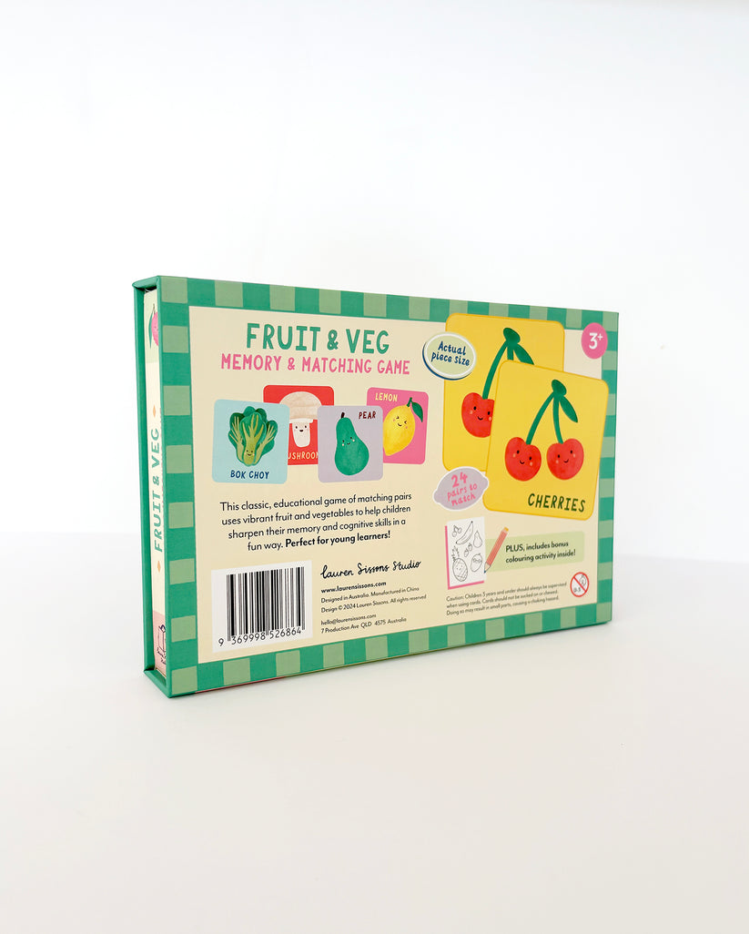 Fruit and Veg Memory & Matching Game – Lauren Sissons Studio