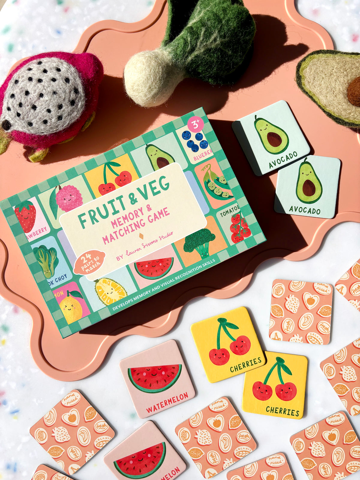 Fruit and Veg Memory & Matching Game – Lauren Sissons Studio