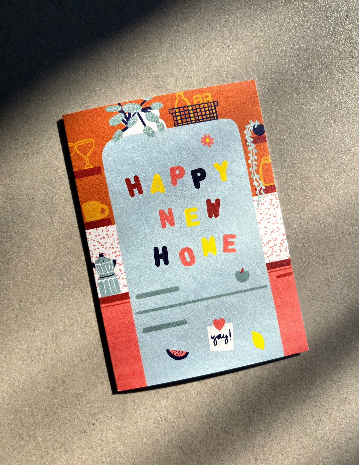 Happy New Home Magnets Card