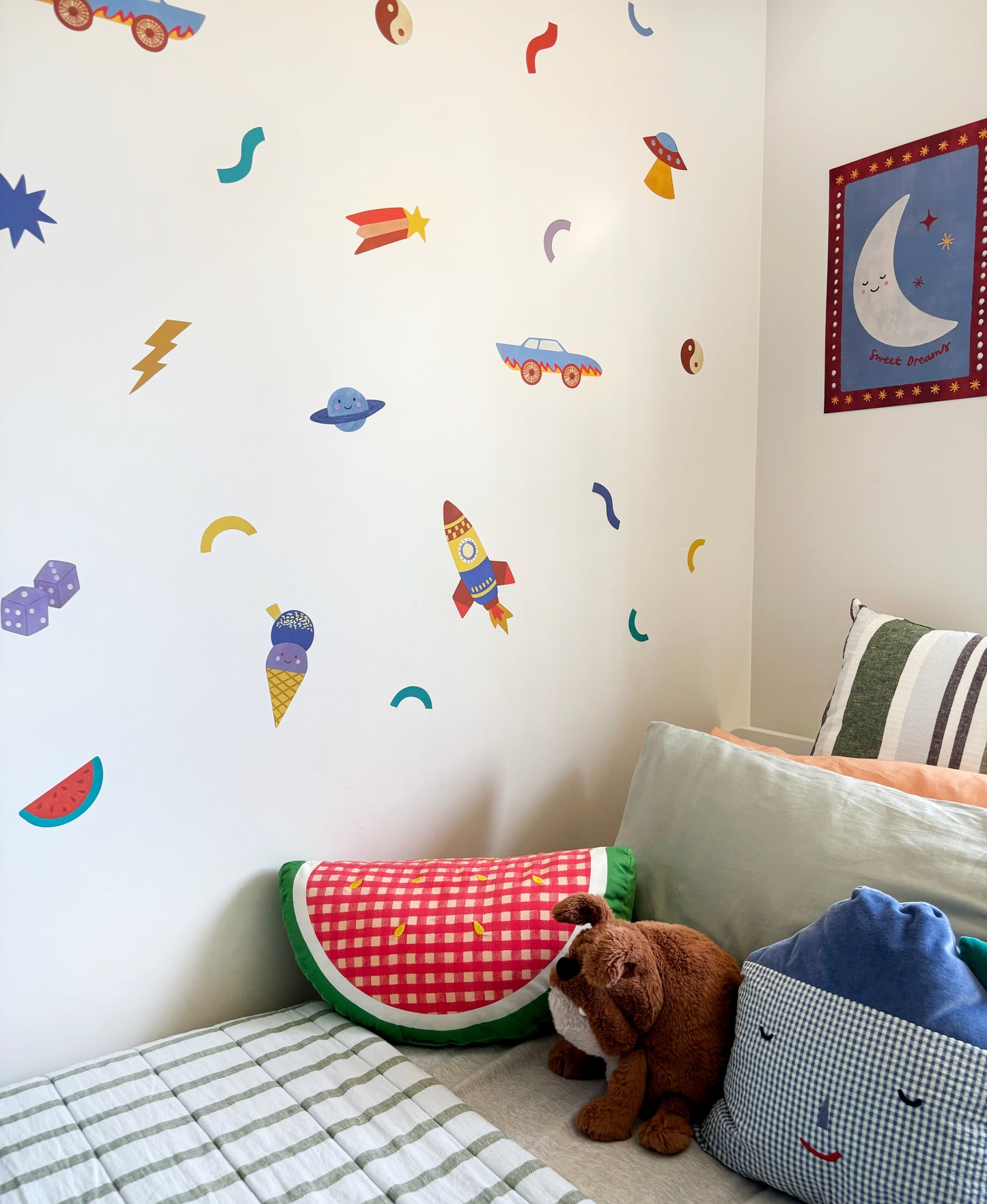Cosmic Adventure Fabric Wall Stickers
