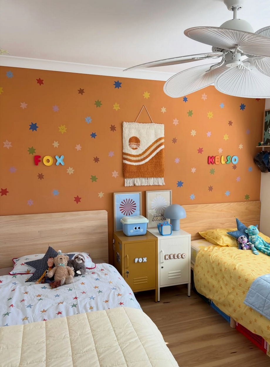 Star Fabric Wall Stickers