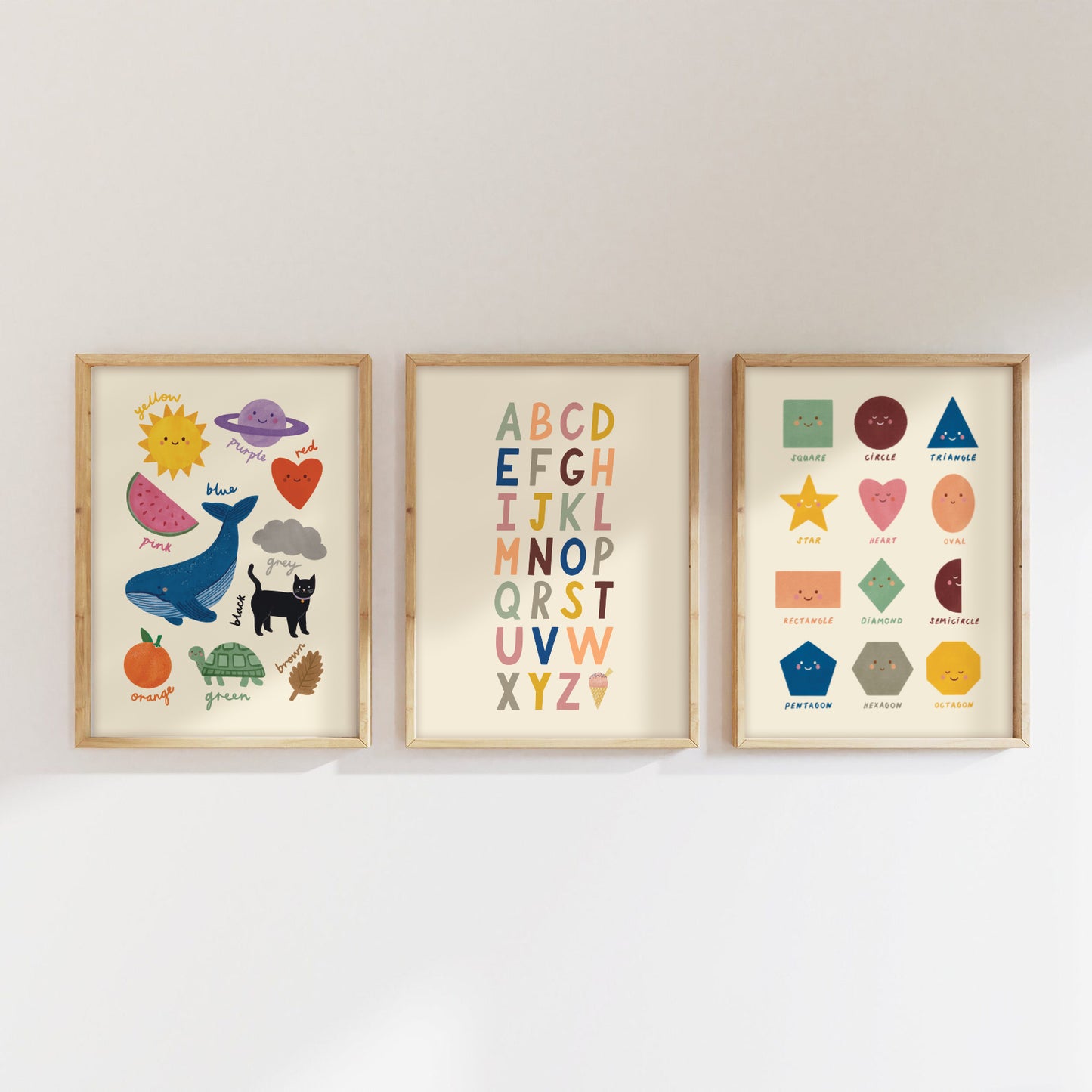 Shapes Educational Print