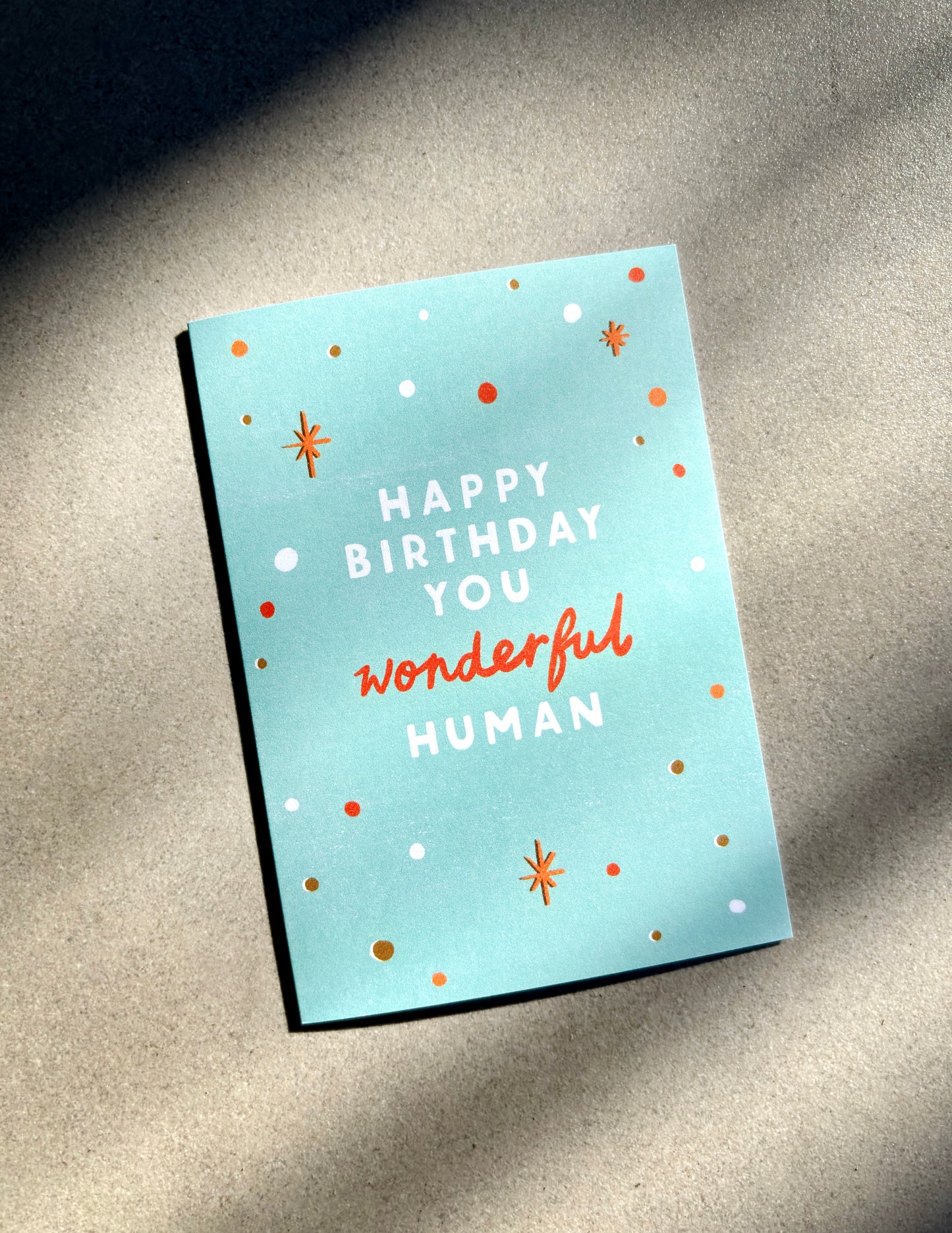 Wonderful Human Birthday Card