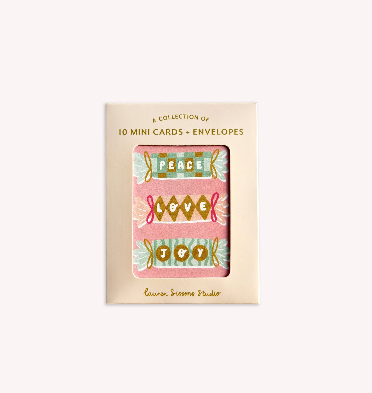 Festive Mini Greeting Card Boxed Set of 10