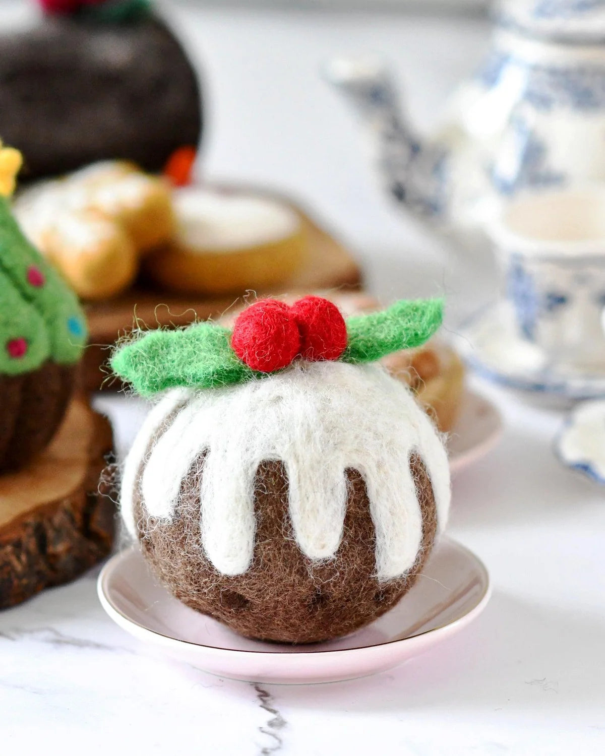 Christmas Pudding Tall - Tara Treasures
