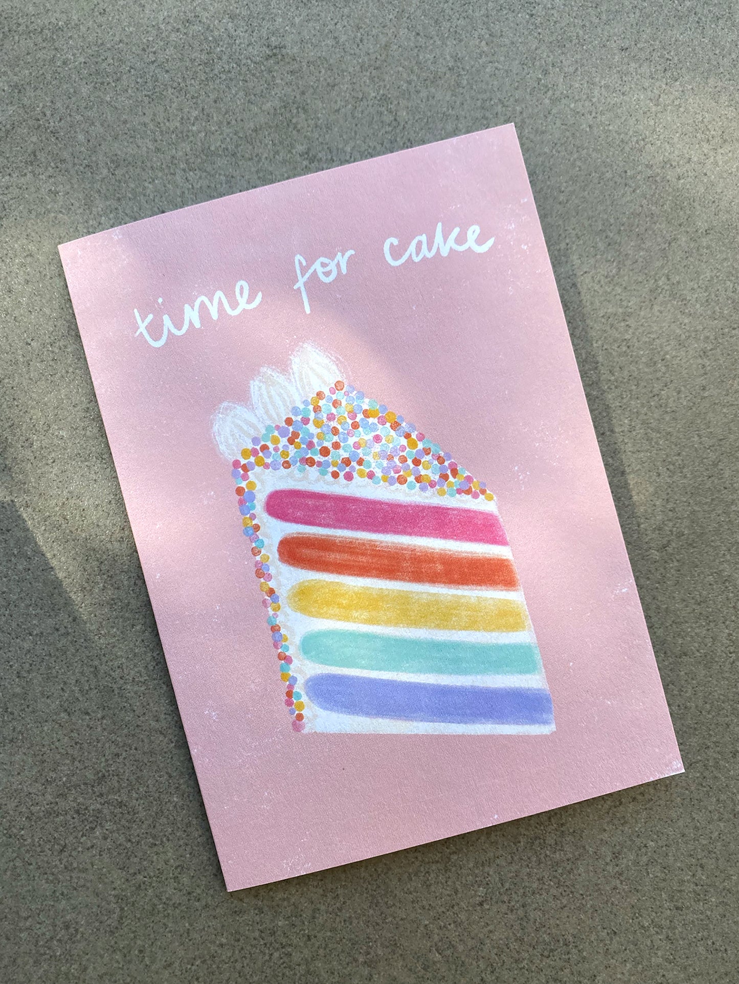 Time for Cake - Birthday Card